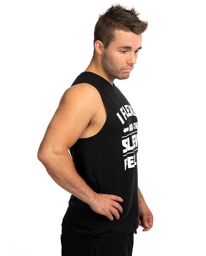 "I flexed and the Sleeves Fell Off " Muscle Tank - Twisted Gear, Inc.