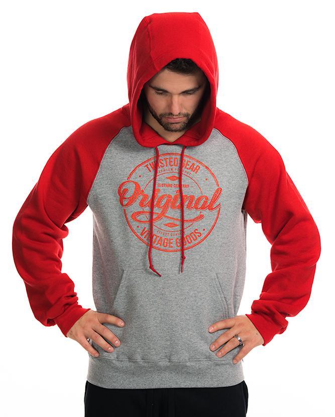 "Original" Athletic Raglan Hooded Sweatshirt - Twisted Gear, Inc.